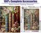 Books Diamond Art Painting Kits for Adults,Flowers Diamond Painting Kits for Beginners,5D Full Drill Diamond Dots,Gem Art Crafts for Adults Wall Decor 12x16inch